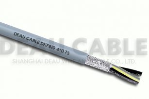 高度柔性屏蔽多芯電纜 DKF810 4*0.75