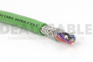 高柔性雙絞屏蔽多芯電纜 DKF830   5*2*0.2
