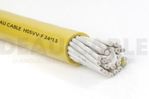 歐標(biāo)多芯護(hù)套線 H05VV-F  24*1.5