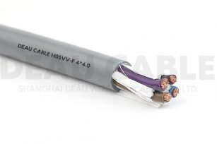 歐標(biāo)多芯護(hù)套線 H05VV-F   4*4.0