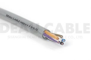 歐標(biāo)多芯護(hù)套線 H05VV-F  5*0.75