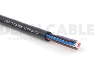 歐標(biāo)柔性數(shù)據(jù)電纜 LIYY  6*0.2