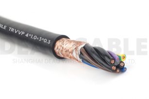 中度柔性屏蔽電纜 TRVVP  4*1.0+3*0.3