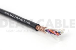 中度柔性雙絞屏蔽電纜 TRVVSP 3*2*0.3