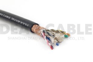 中度柔性雙絞屏蔽電纜TRVVSP 8*2*0.3