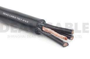 耐油歐標軟電纜YSLY   4*6.0