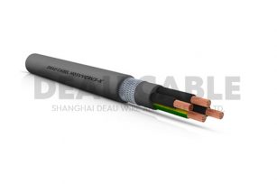 H05VVC4V5-K 4*2.5 雙護套屏蔽耐油控制電纜