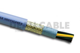 H05VVC4V5-K 5*0.75 雙護套屏蔽耐油控制電纜