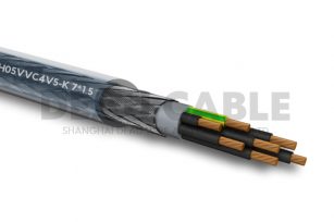 H05VVC4V5-K 7*1.5 雙護(hù)套屏蔽耐油控制電纜